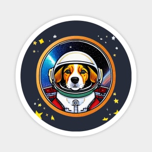 Beagle Dog in Space Magnet